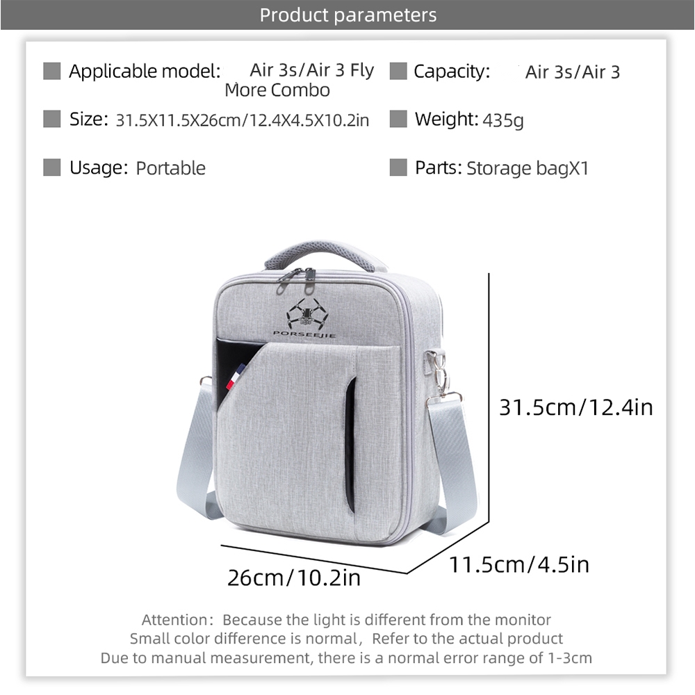 Bolsa de Viaje para DJI Air 3S - Drone Carrying Case reseña y precio