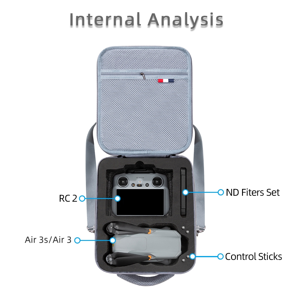 Bolsa de Viaje para DJI Air 3S - Drone Carrying Case reseña y precio