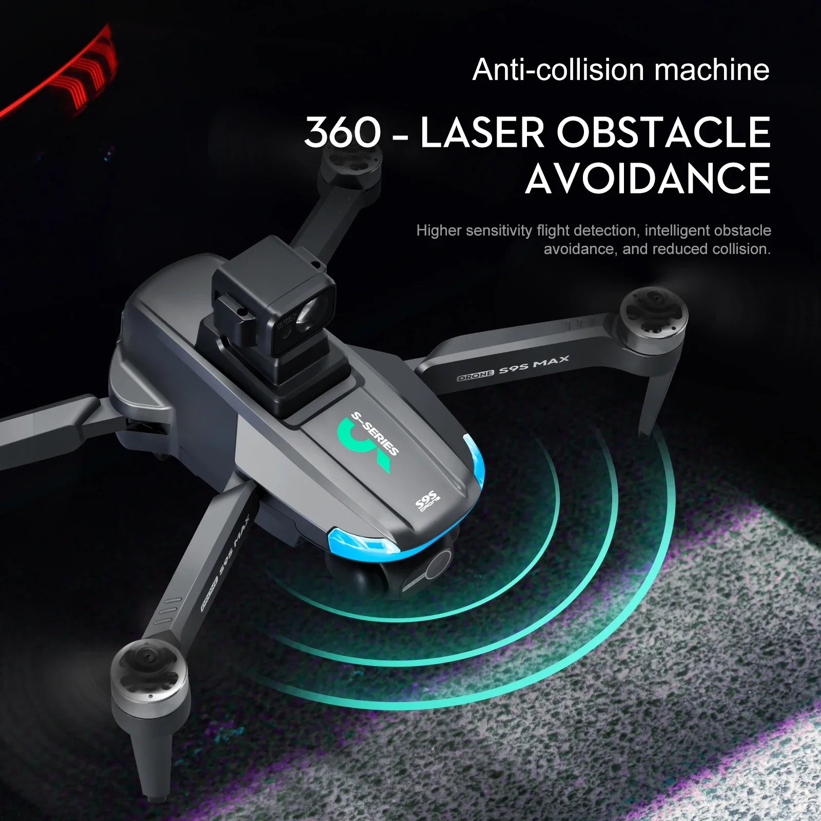 Nuevo S9S MAX MINI Drone 4K 2  - Drone Controller Screen reseña y precio