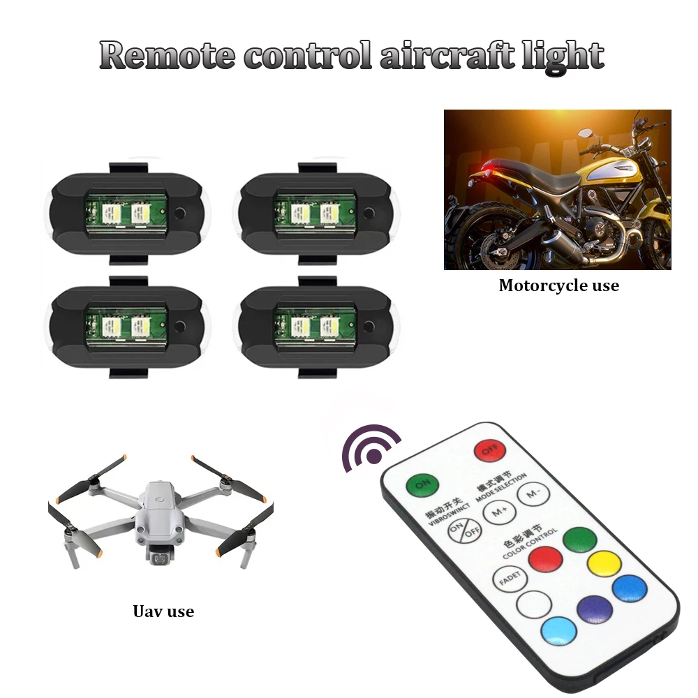 Mini luz LED de advertencia an - Drone Strobe Light reseña y precio
