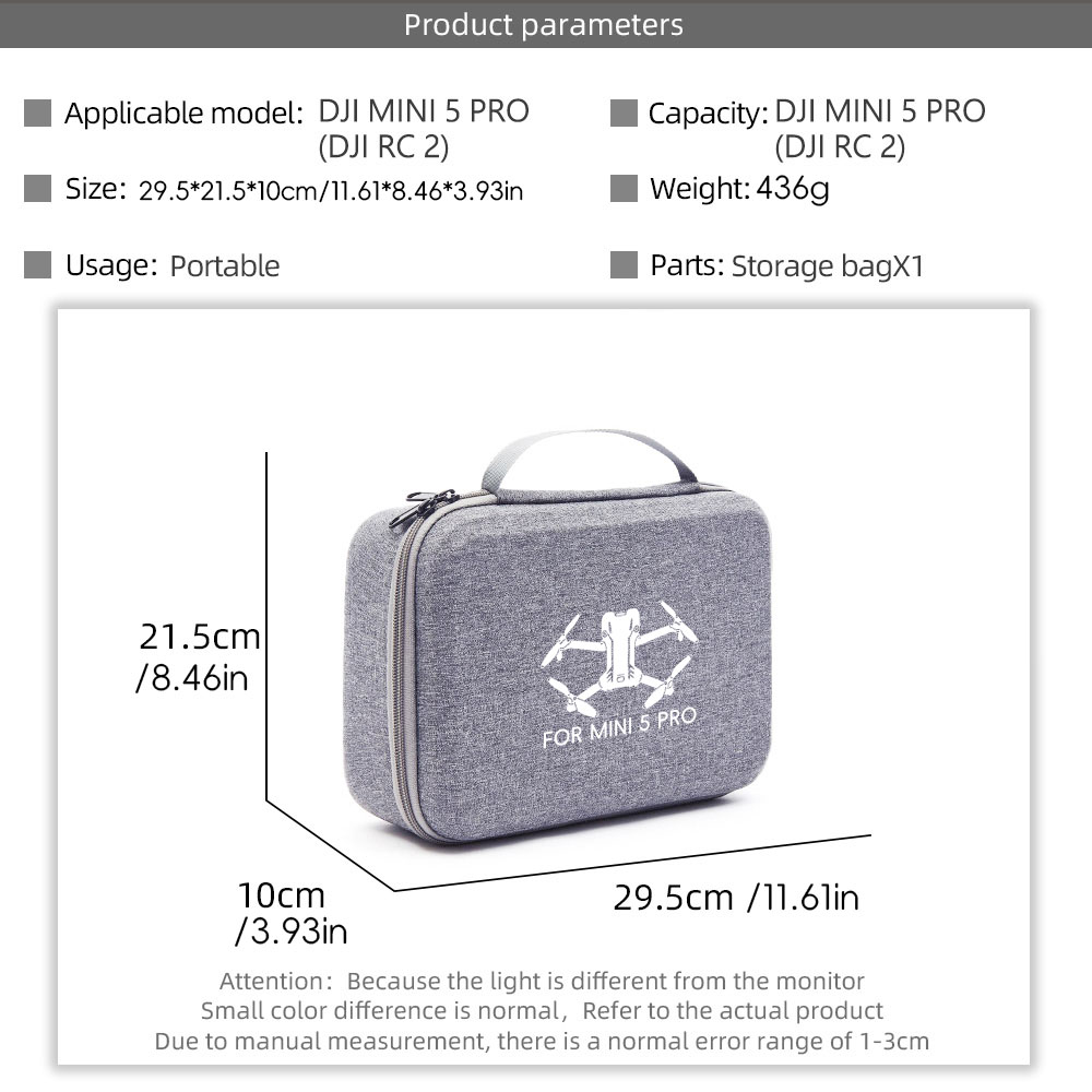 Estuche de transporte de almac - Drone Carrying Case reseña y precio
