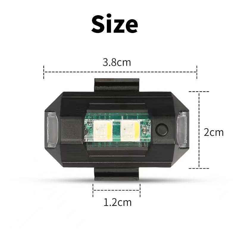 Luz Estroboscópica para Motoci - Drone Strobe Light reseña y precio