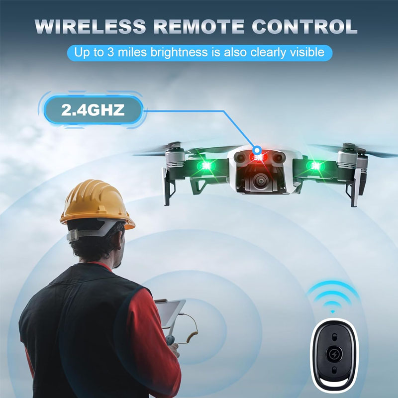 Luz estroboscópica LED inalámb - Drone Strobe Light reseña y precio