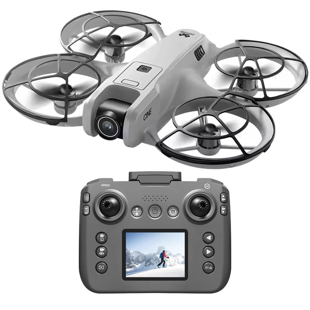 V666 Mini Dron plegable 4K Cám - Drone Controller Screen reseña y precio
