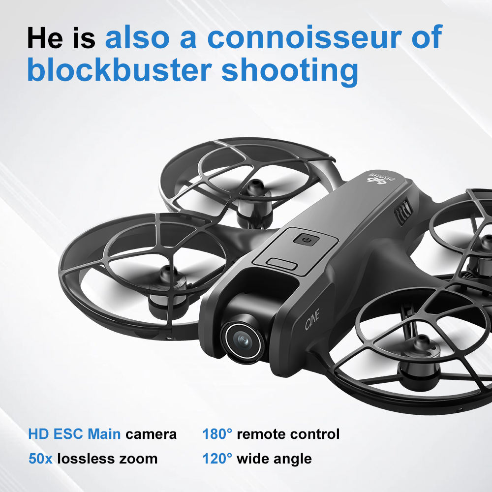 V666 Mini Dron plegable 4K Cám - Drone Controller Screen reseña y precio